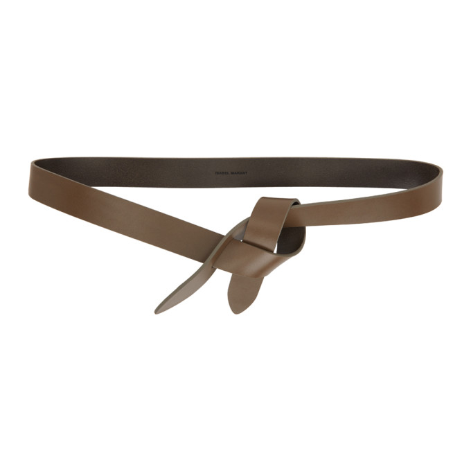 Isabel Marant SSENSE Exclusive Khaki Lecce Belt