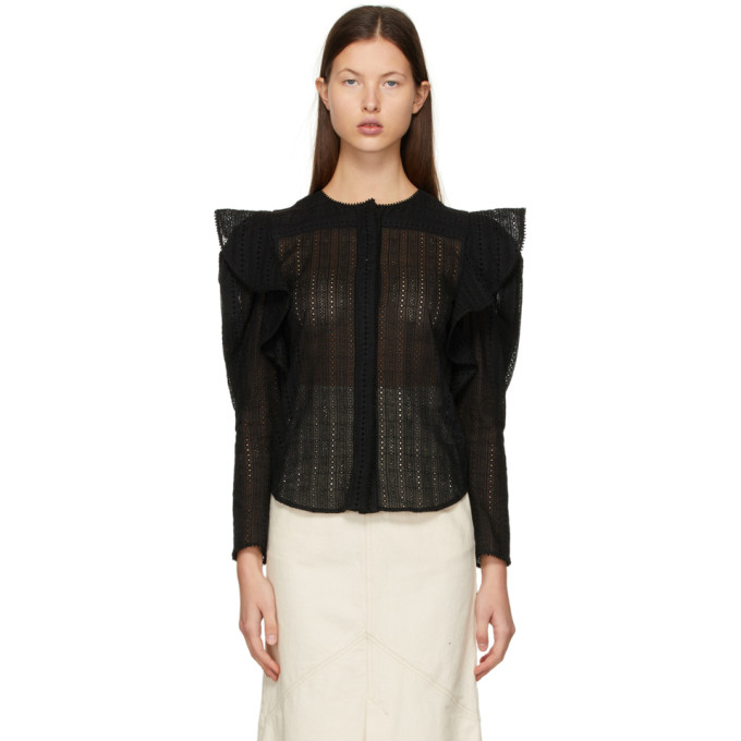 Isabel Marant Black Getylia Shirt