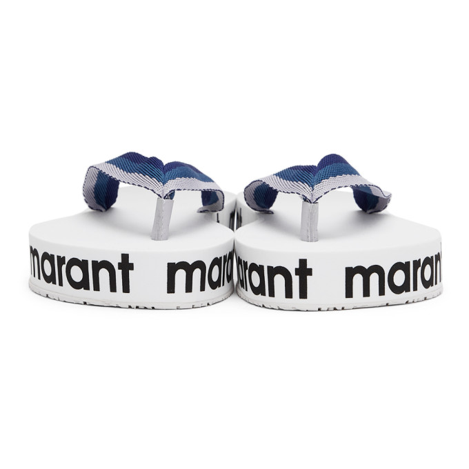 ISABEL MARANT ISABEL MARANT BLUE TAE SANDALS