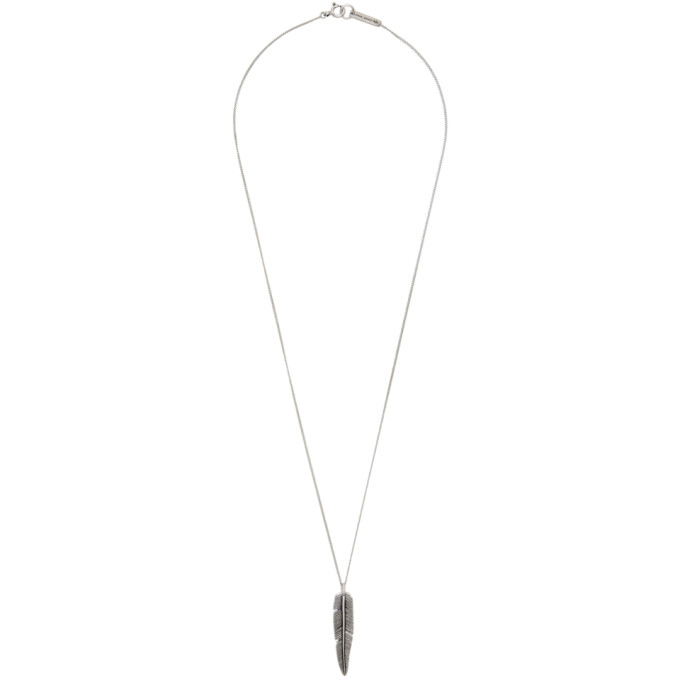 Isabel Marant Silver Feather Necklace