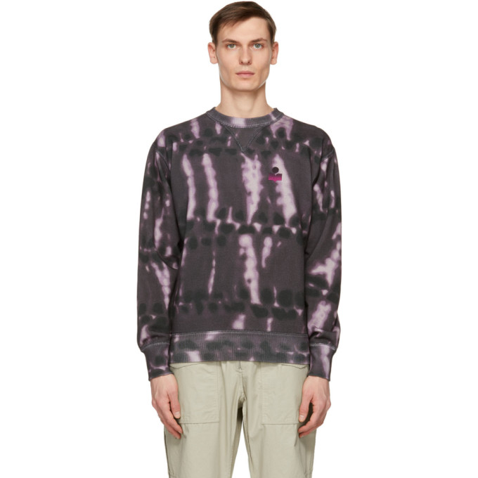 Isabel Marant Purple Tie-Dye Mike Sweatshirt