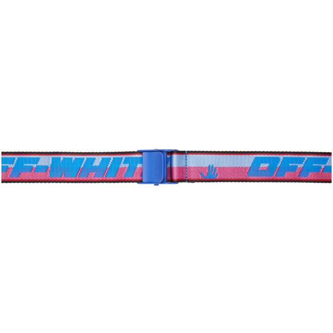 Off-White Blue and Pink 2.0 Industrial Belt
