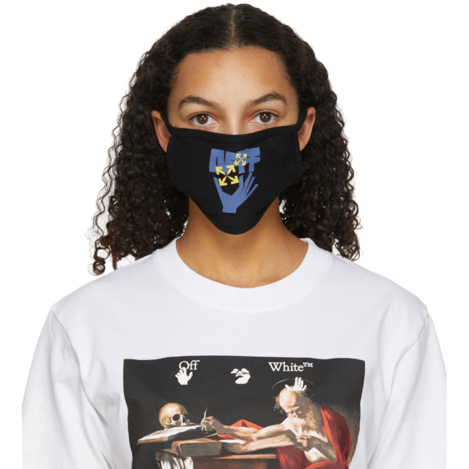 Off-White Black Hand and Arrows Mask