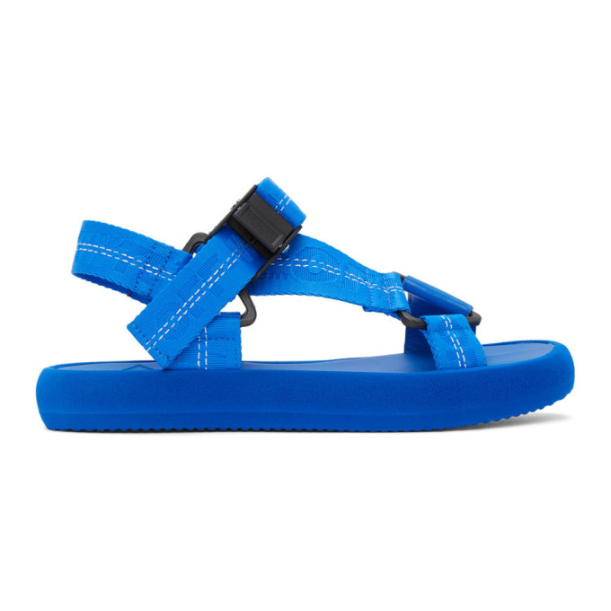 Off-White Blue Trek Sandals