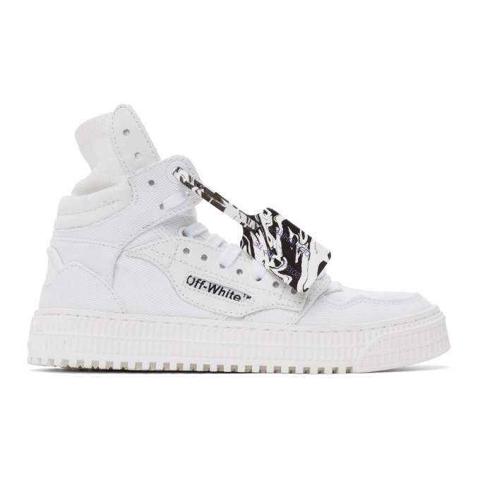 Off-White White Canvas Off-Court 3.0 High-Top Sneakers