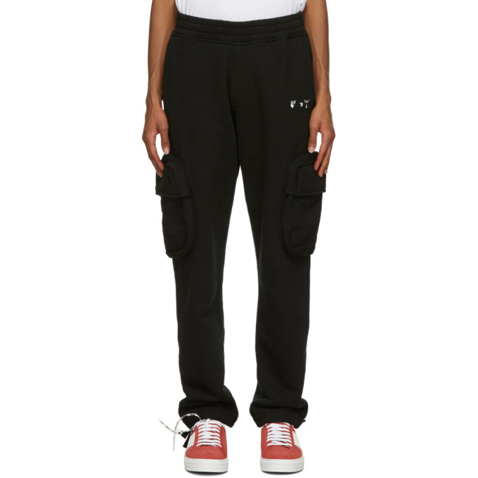 Off-White Black Logo Cargo Pants