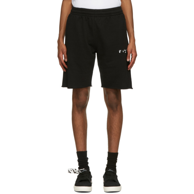 Off-White Black Logo Shorts