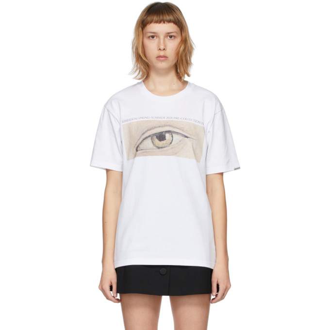 KIMHEKIM White Her Eyes T-Shirt