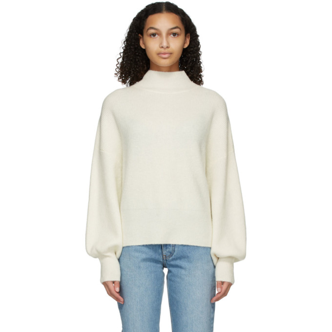 Won Hundred Off-White Alpaca Blakely Turtleneck