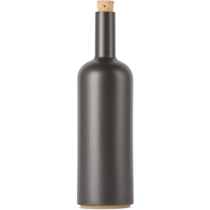 Hasami Porcelain Black HPB029 Bottle, 1.1 L