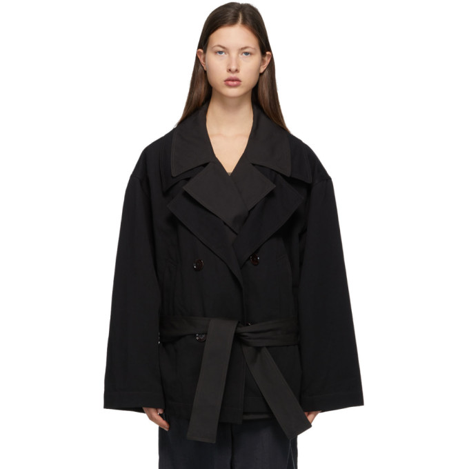 Lemaire Black Trench Blouson Jacket