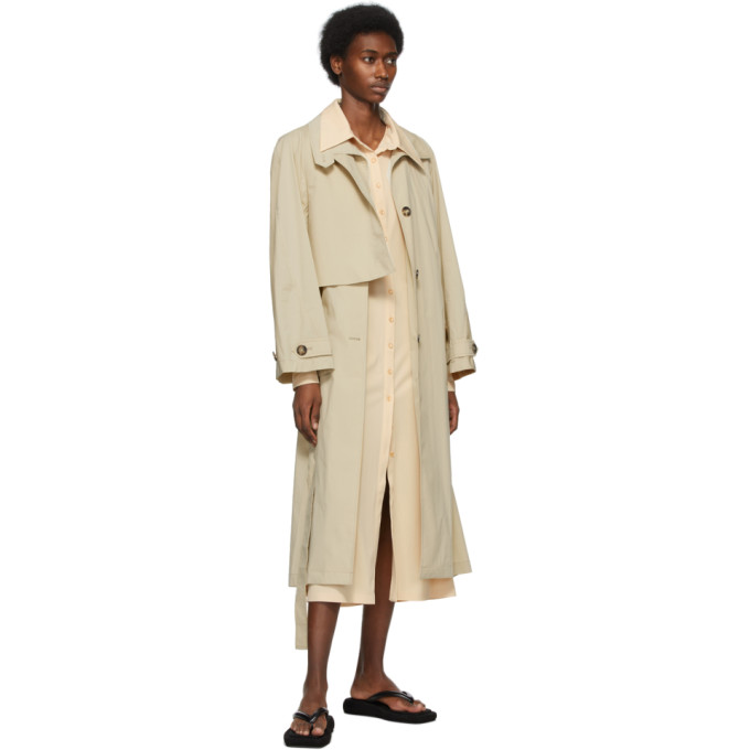 LOW CLASSIC LOW CLASSIC BEIGE LOW WAIST TRENCH COAT