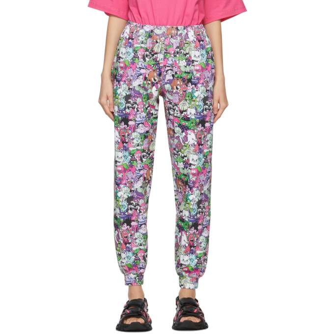 VETEMENTS Multicolor Cartoon Mania Lounge Pants