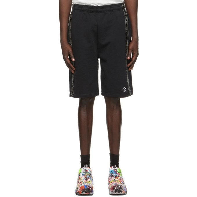 VETEMENTS Black Logo Tape Shorts