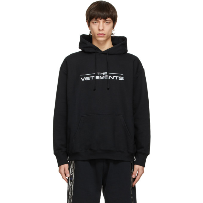 VETEMENTS Black The Logo Hoodie