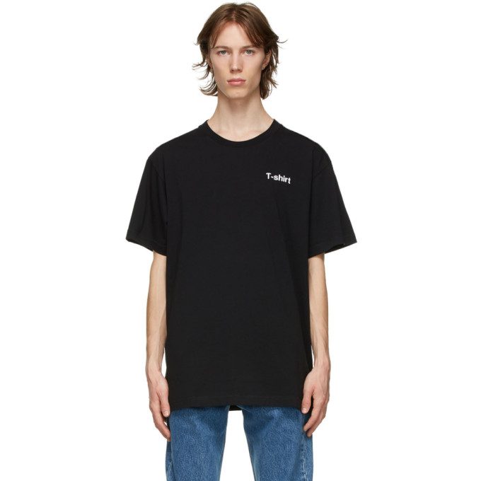 VETEMENTS Black Definition T-Shirt