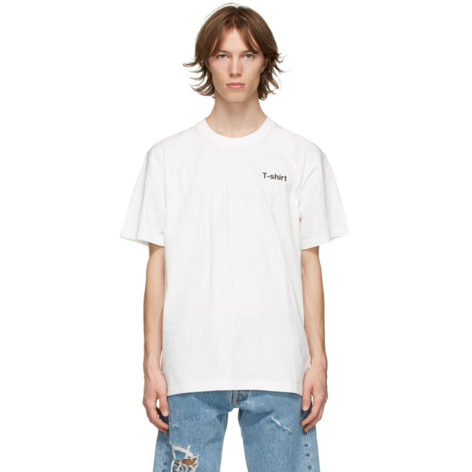 VETEMENTS White Definition T-Shirt