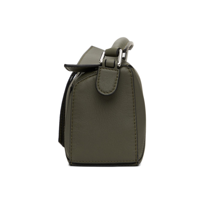 LOEWE KHAKI MINI PUZZLE BAG