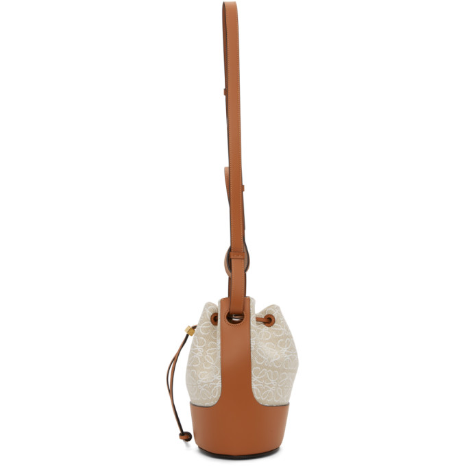 LOEWE LOEWE TAN ANAGRAM BALLOON BAG