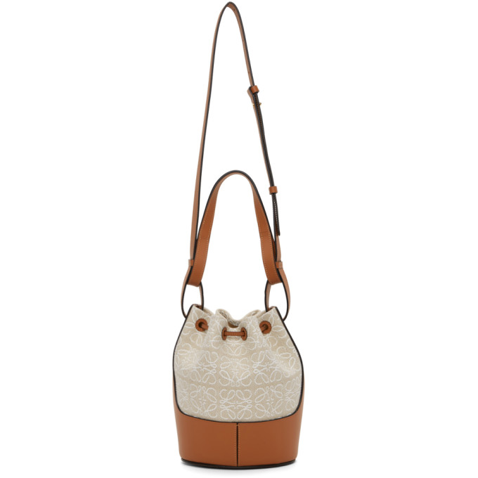 LOEWE LOEWE TAN ANAGRAM BALLOON BAG