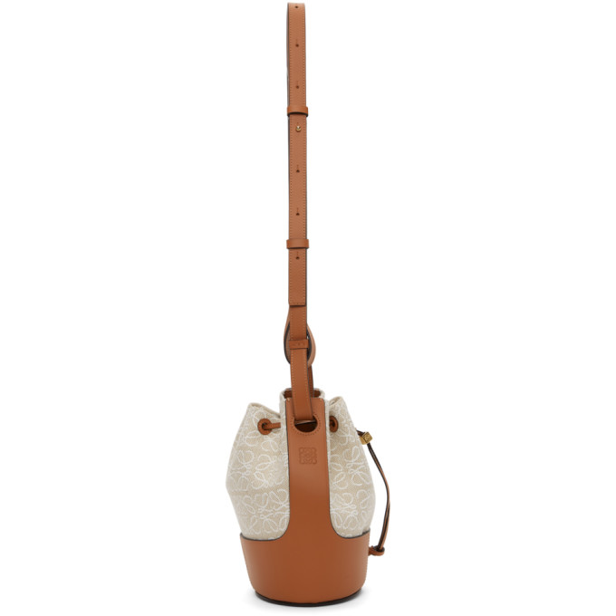 LOEWE LOEWE TAN ANAGRAM BALLOON BAG