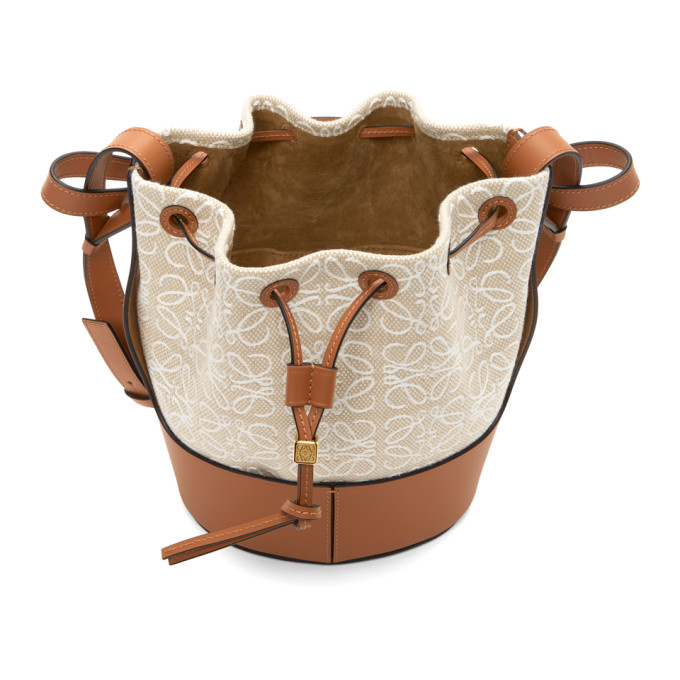 LOEWE LOEWE TAN ANAGRAM BALLOON BAG