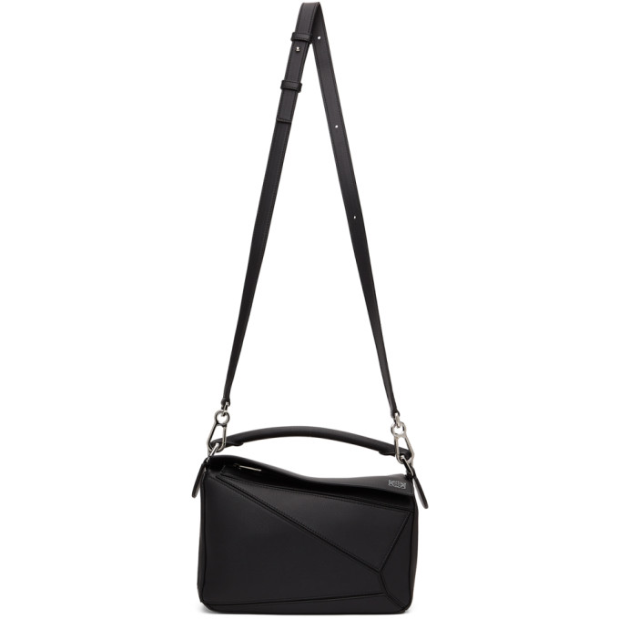 LOEWE BLACK SMALL PUZZLE BAG