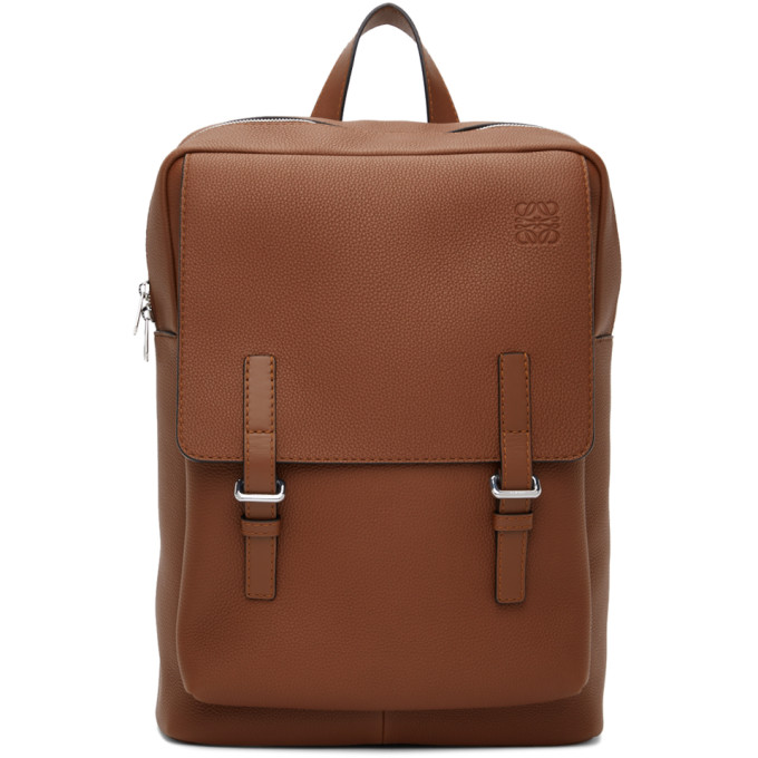 Loewe Brown Military Backpack