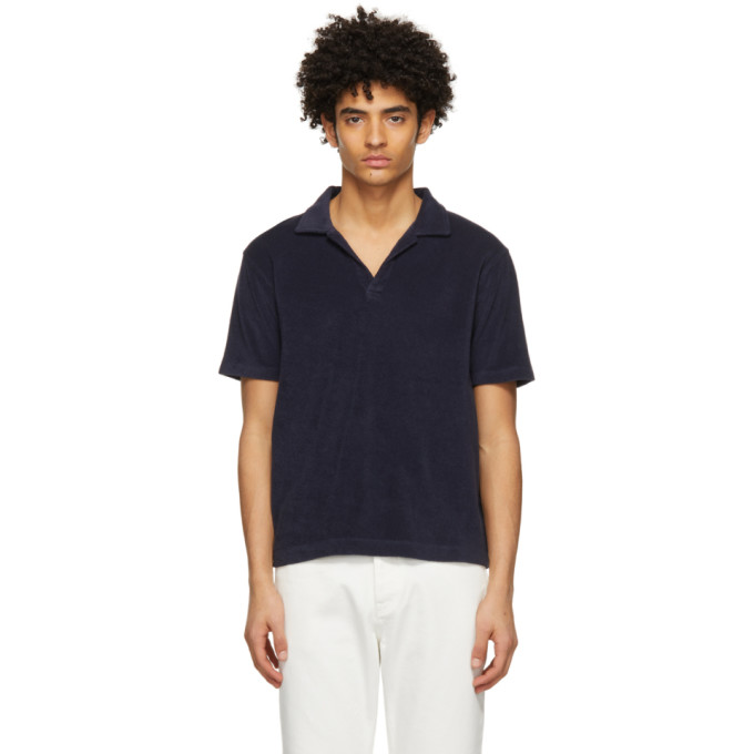 HARMONY NAVY TERRYCLOTH TAO POLO