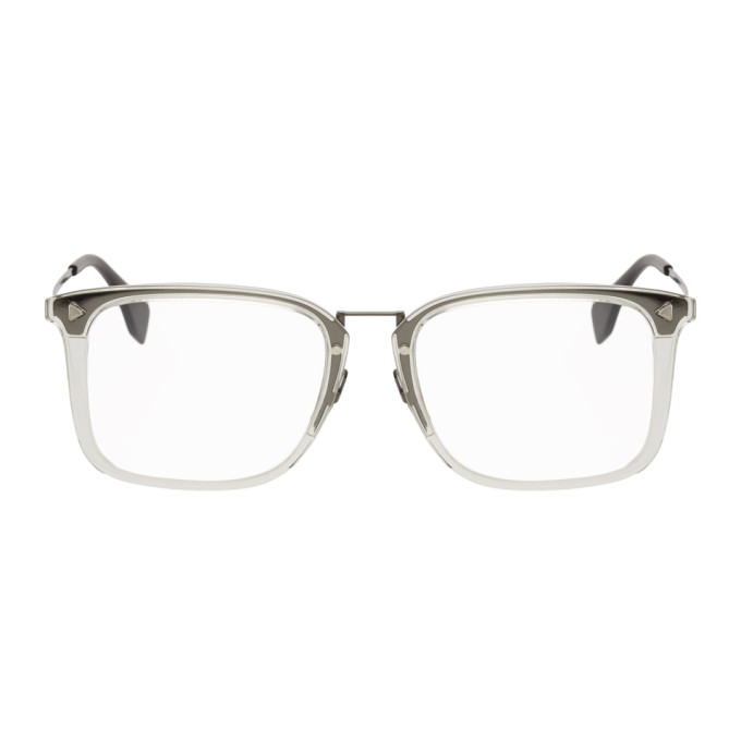 Fendi Transparent Rectangular Glasses