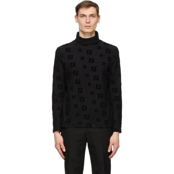 Fendi Black Forever Fendi Turtleneck