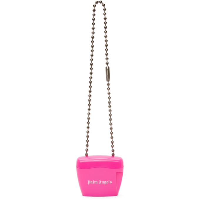 Palm Angels Pink Mini Padlock Bag