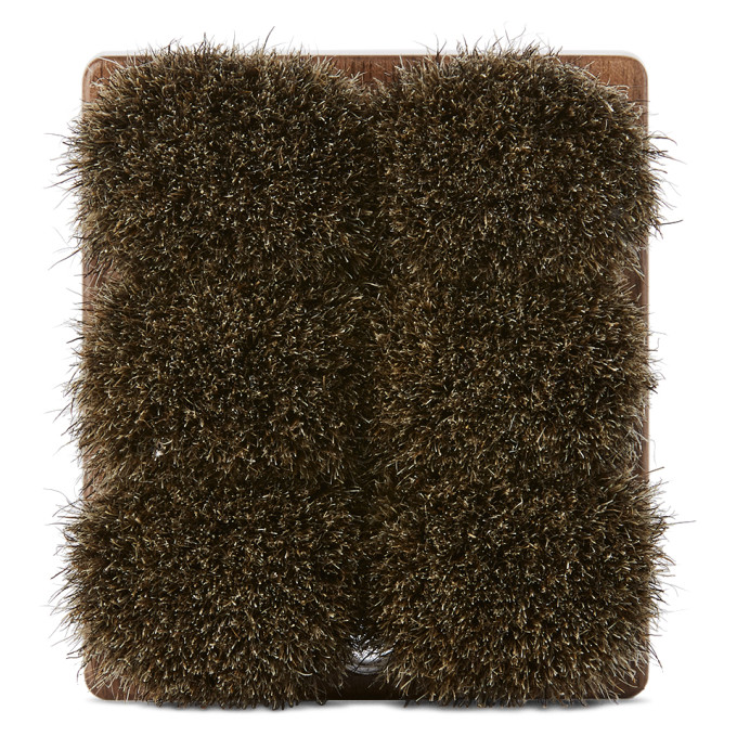 Shaquda Walnut and Badger Bristle Short Body Brush