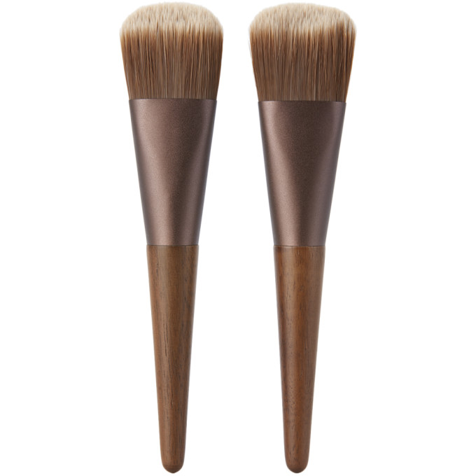 Shaquda Walnut Naderu Face Brush Set