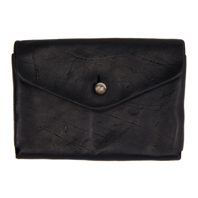 Guidi Black Coin Pouch