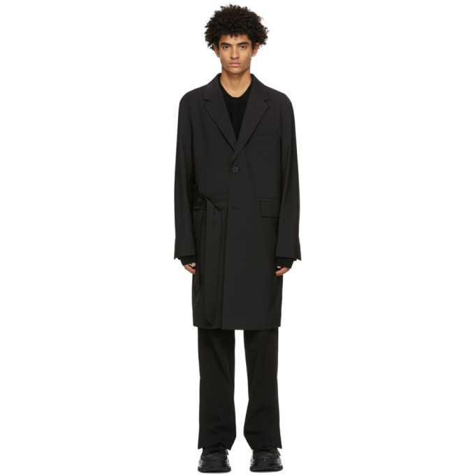 Wooyoungmi Black Belted Coat