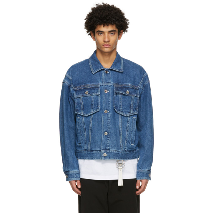 Wooyoungmi Blue Denim Trucker Jacket