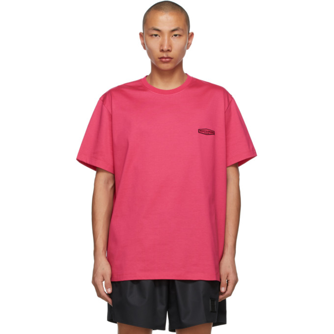 Wooyoungmi Pink Embroidered Logo T-Shirt