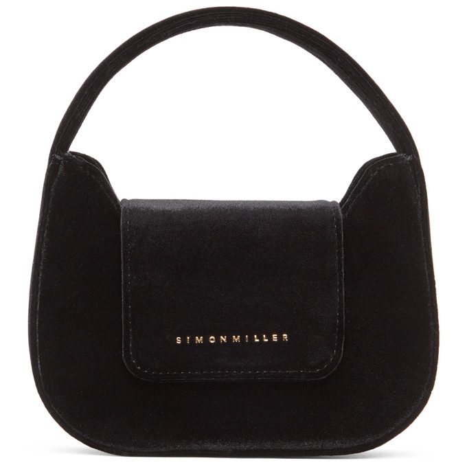 Simon Miller Black Velvet Mini Retro Bag