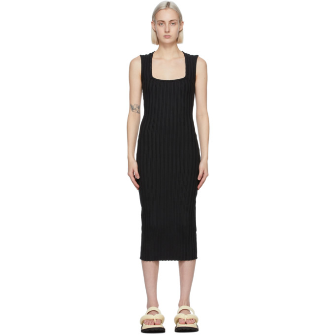 Simon Miller Black Amos Mid-Length Dress