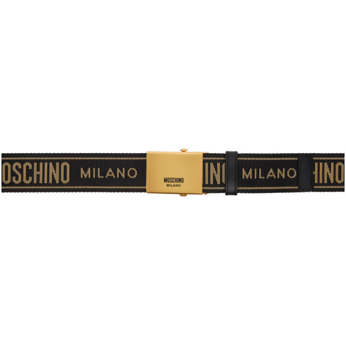 Moschino Black Ribbon Fantasy Belt