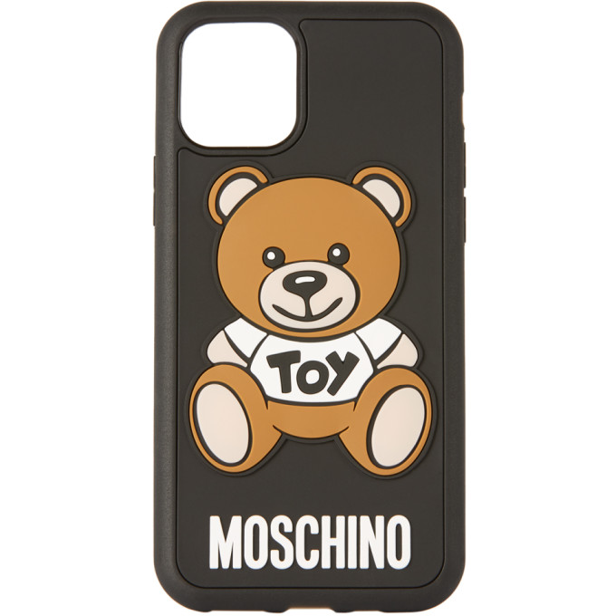 Moschino Black Teddy Bear iPhone 11 Pro Case