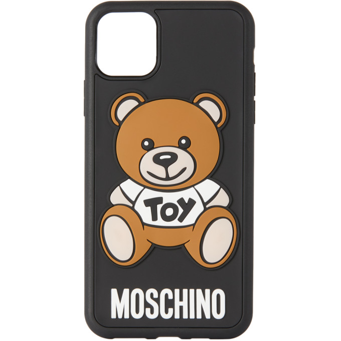 Moschino Black Teddy Bear iPhone 11 Pro Max Case