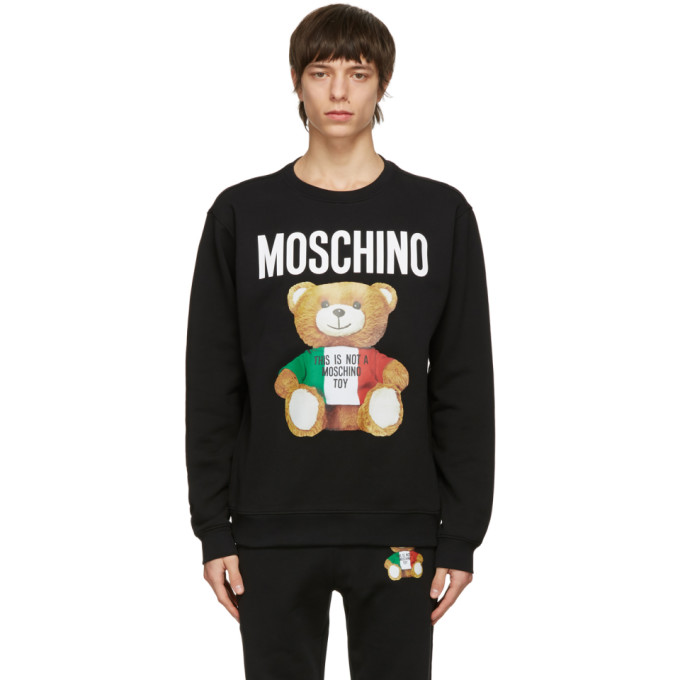 moschino teddy jumper mens