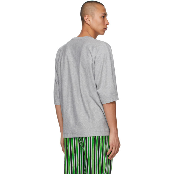 PLEATS PLEASE ISSEY MIYAKE HOMME PLISSE ISSEY MIYAKE GREY RELEASE-T BASIC T-SHIRT