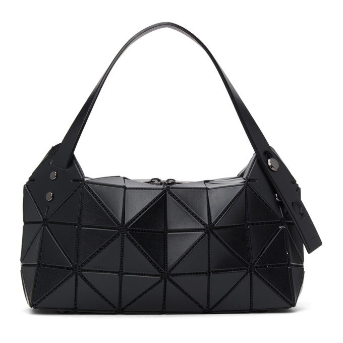 Bao Bao Issey Miyake Black Matte Boston Top Handle Bag