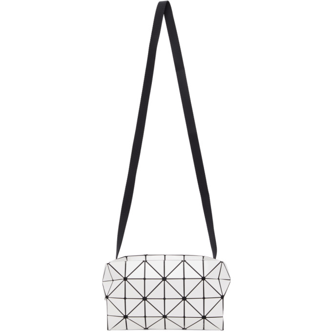 Bao Bao Issey Miyake White Carton Shoulder Bag