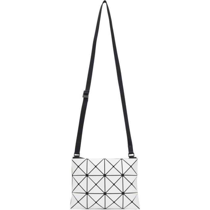 Bao Bao Issey Miyake White Lucent Crossbody Bag