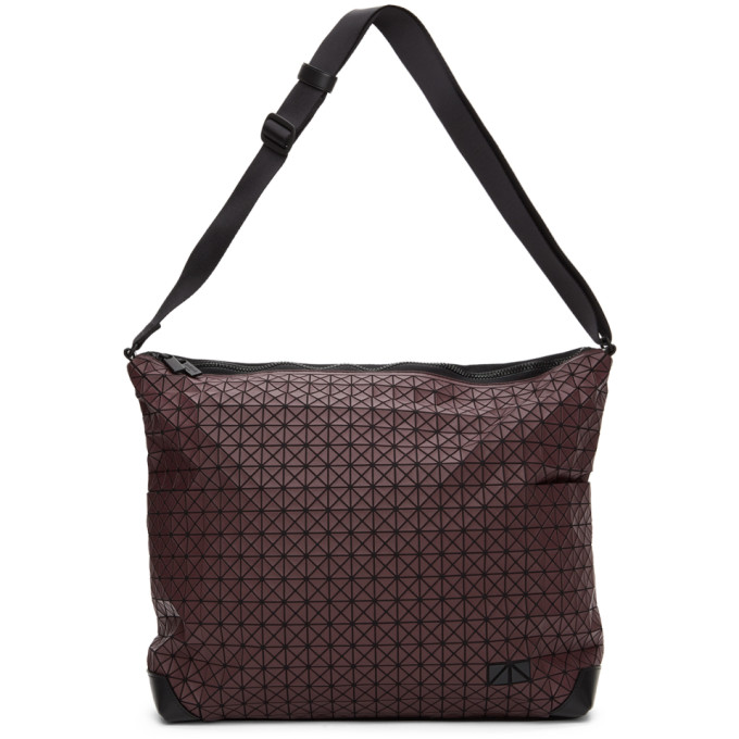 Bao Bao Issey Miyake Burgundy Curve Tote