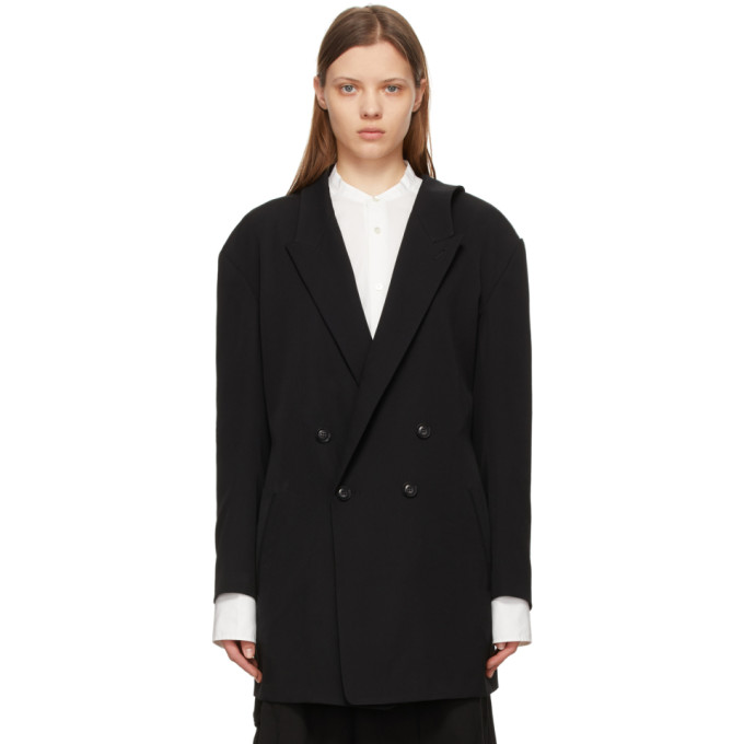 Ys Black Big Tailored Blazer